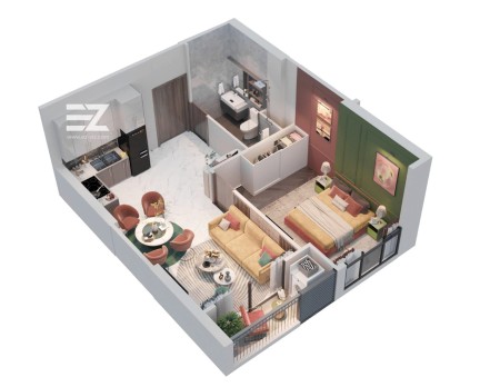 Bán 1PN 45m R101 tầng trung view nội khu mát mẻ, nhận nhà ngay Vinhomes Ocean Park giá 2,2 tỷ