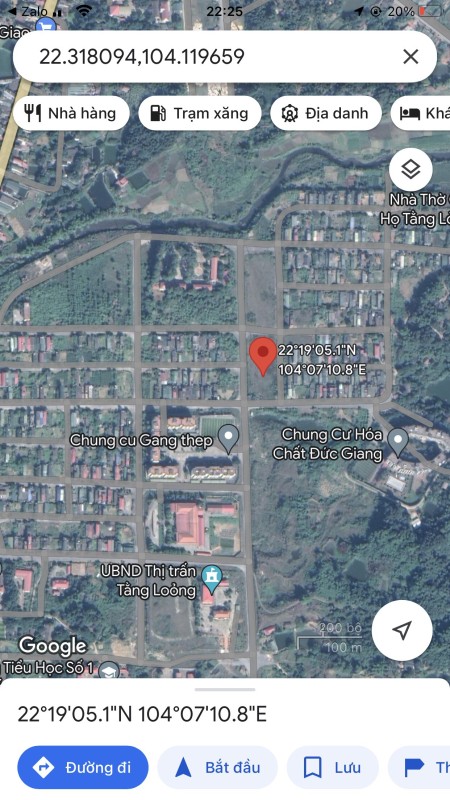 Bán đất kinh doanh thị trấn Tàng Lỏong