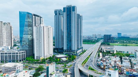 Căn hộ cao cấp View sông SG, nhận nhà ở ngay, liền kề quận 1, giá 90tr/m2, thanh toán 5 năm