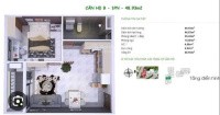 Bán căn hộ Thủ Thiêm garden căn 50m2 tầng cao view đẹp giá 1,75 tỷ