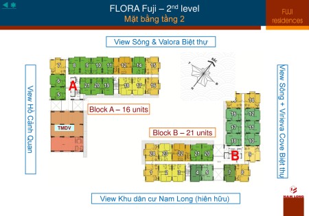 Bán căn hộ 55m2 Flora Fuji nam long, full nội thất đẹp giá rẻ