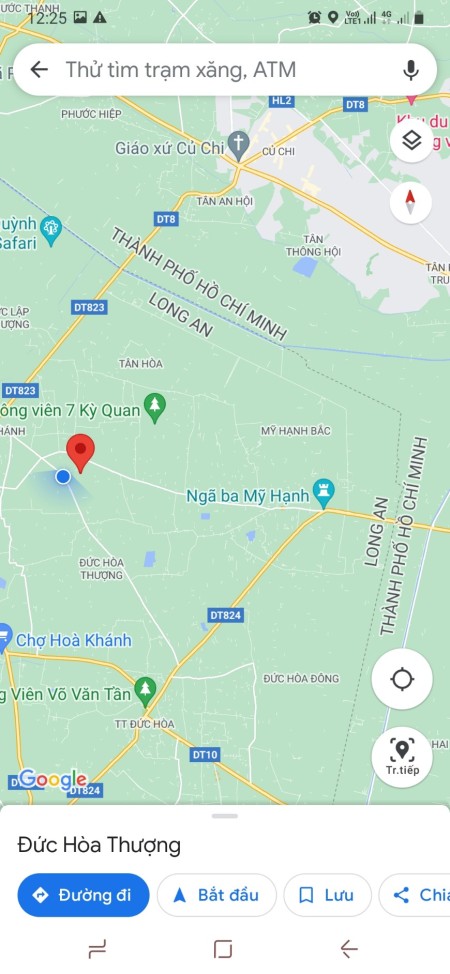 Chính chủ bán đất thổ cư tại Xã Đức Hòa Hòa Thượng, Đức Hòa. Giá 960Tr