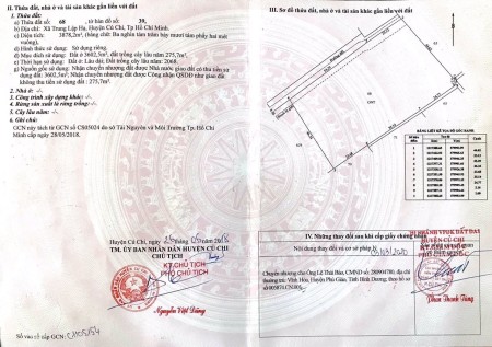 ĐẤT ĐẸP CỦ CHI CHÍNH CHỦ CẦN BÁN