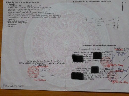Đất xã Tóc Tiên, Phú Mỹ, Bà Rịa Vũng Tàu