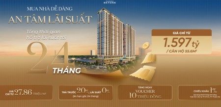 Chỉ với 7tr5 mỗi tháng-Sở hữu ngay căn hộ Duplex đầu tiên tại Dĩ An Bình Dương