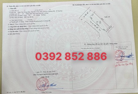 Bán lô góc 3 mặt tiền 62m2 thị trấn Chúc Sơn sát trường C1,2 - bệnh viện - KINH DOANH đẹp