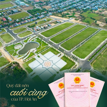 ĐẤT NỀN MINI VILLA HOIAN LEGACITY, 140M2 NGAY CẠNH PHỐ CỔ, SỔ HỒNG GIÁ GỐC GĐ1