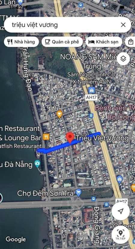 BÁN ĐẤT TẶNG NHÀ 3 TẦNG MT TRIỆU VIỆT VƯƠNG - TRỤC THÔNG THẲNG BẾN DU THUYỀN - GIÁ 13 TỶ TL.
