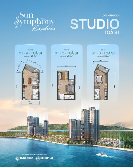 MỞ BÁN CĂN HỘ SUN SYMPHONY MẶT SÔNG HÀN ĐÀ NẴNG - 1.7 TỶ/CĂN - CHIẾT KHẤU 19% TỪ CDT SUN GROUP