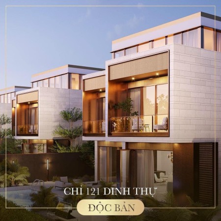 DINH THỰ VEN SÔNG THE RIVUS -DUY NHẤT 121 CĂN TOÀN VIỆT NAM-THƯƠNG HIỆU ELISE SAAB ~ 214 TRIỆU/M2