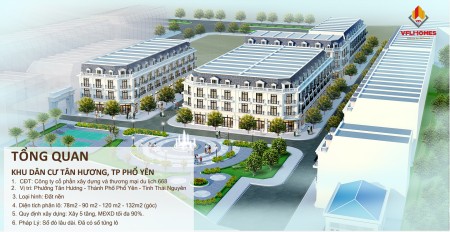 Mở bán đợt đầu tiên đất nền Khu đô thị Tân Hương, TP Phổ Yên, Thái NguyênLH 0397561402