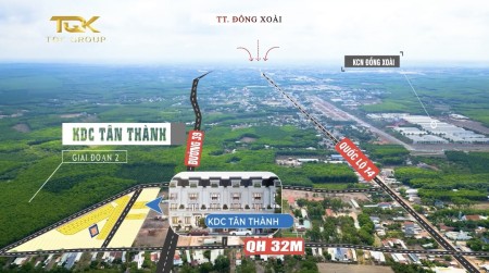 Bán lỗ thổ cư, sổ sẵn chỉ 300tr/200m2 ngay thành phố Đồng Xoài, sát KCN