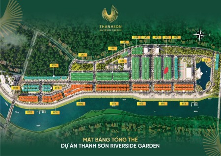 Đất đẹp tại khu đô thị Thanh Sơn Riverside. Phù hợp để kinh doanh hoặc ở.