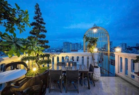 Bán CHDV 5 lầu thang máy. 5,1x20. HDT 60tr/tháng. Cao Thắng, P12, Q10