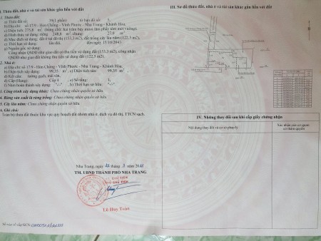 NHÀ ĐẤT CẦN BÁN- HÒN CHỒNG - NHA TRANG- KHÁNH HOÀ