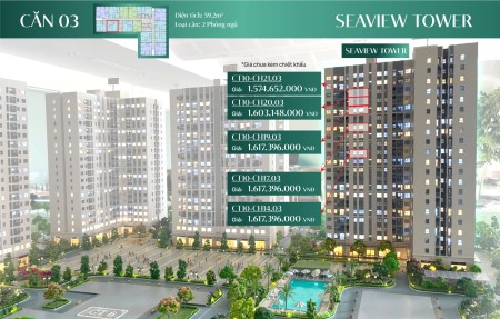 Căn hộ tiêu chuẩn Nhật - View biển tuyệt đẹp, ngay trung tâm kinh tế trọng điểm Tây Bắc - Đà Nẵng