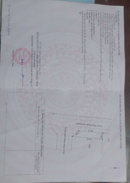 Chính chủ cần bán đất tại Khu tái định cư Kỳ Phương, Kỳ Anh, gần Formosa