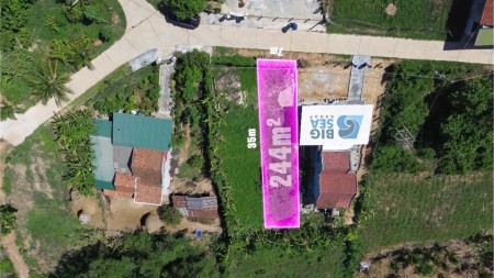 Lô đất 244,4m2 đã có sẵn 60m2 đất ở tại khánh Hòa
