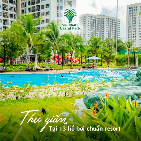 Căn hộ 2PN2WC 59m2 View Vườn Nhật, hồ bơi chỉ 2.7 tỷ (BTP) gốc 4.2 tỷ Origami Vinhomes Grand Park