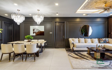 Penthouse Vinhomes Central Park Cho thuê View Pháo hoa Diện tích 160m2 Park 5 3PN 3WC