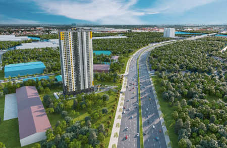 Căn hộ mặt tiền Xa Lộ Hà Nội Bcons Avenue giá từ 1,45 tỷ/căn. TT chỉ 5% nhận ngay chiết khấu 10,6%