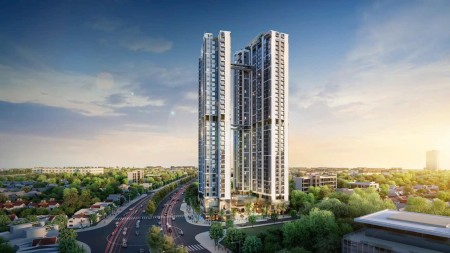 Bán căn hộ cao cấp The Emerald 68 tại Đại lộ Bình Dương, chỉ cách HCM 1km với giá từ 1.68 tỷ/ căn.