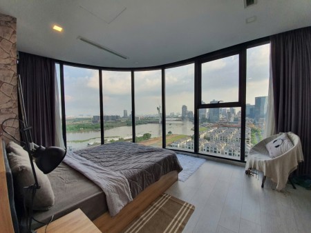 CHO THUÊ 3PN VINHOMES GOLDEN RIVER (BASON), GIÁ THẬT 48TR, VIEW VÒNG CUNG ĐẸP NHẤT THÁP AQUA 2