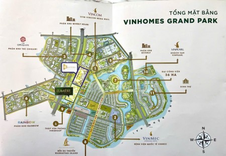 Căn hộ sang trọng nằm ngay trung tâm Khu Vinhomes Grand Park