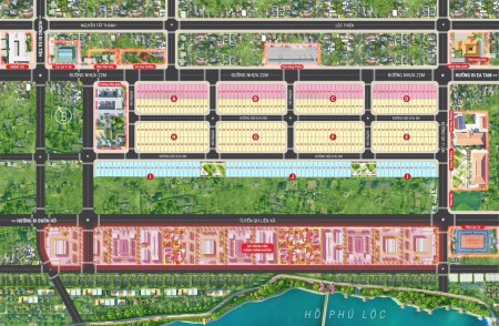 Mua đất Phú Lộc - Chiết khấu 6 chỉ vàng, vị trí đẹp, sổ đỏ sẵn