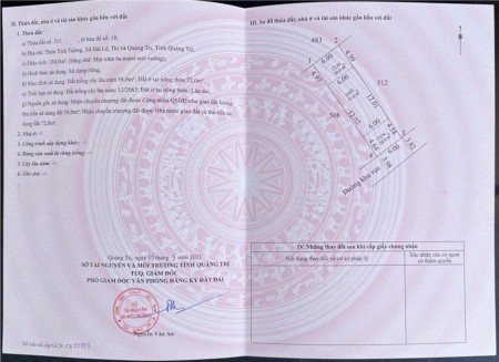 Bán Đất Tại Thị Xã Quảng Trị - Cơ Hội Đầu Tư Hấp Dẫn