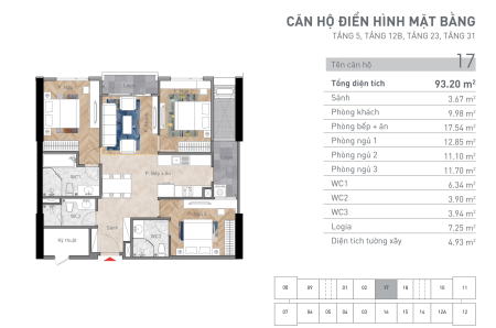 Bán căn hộ- 3N3WC, 93m2 - Sở hữu lâu dài - 107 Nguyễn Tuân - Quận Thanh Xuân