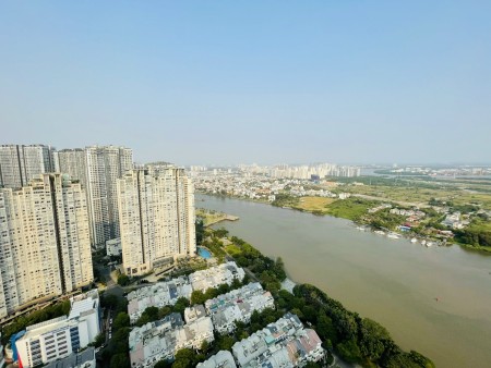 View sông 3 phòng ngủ Sunwah Pearl Bình Thạnh