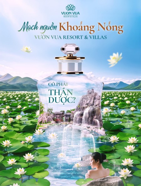 Chủ đầu tư vườn vua Imperial Lotus mở bán Villa khoáng nóng từ 300mr nhận ở ngay chỉ với 2,5 tỷ