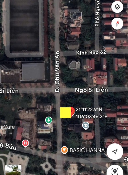 BÁN BIỆT THỰ 264m2 MẶT ĐƯỜNG CHU VĂN AN, PHƯỜNG KINH BẮC