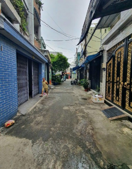 BÁN NHÀ PHÚ TRUNG TÂN PHÚ, GẦN ĐƯỜNG TRỊNH ĐÌNH TRỌNG, 5 TẦNG, 57.9 M2, HẺM 6M2, NHỈNH 7 TY