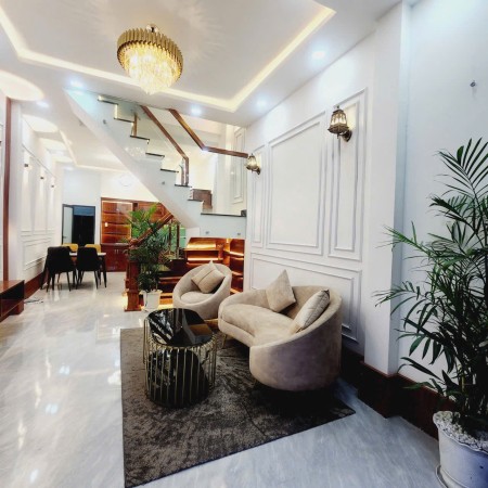 Nhà Dạ Nam sát hẻm xe hơi 38m2 nhà đẹp ở liền