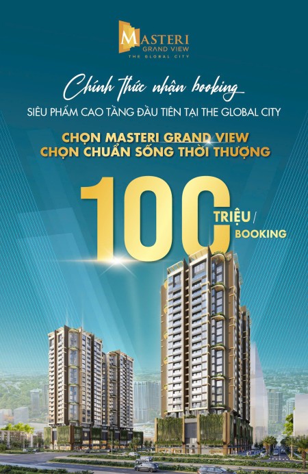Cần bán khu căn hộ cao cấp view cực thoáng The Global City Quận 2 TP. Hồ Chí Minh, giá tốt 100tr/m2
