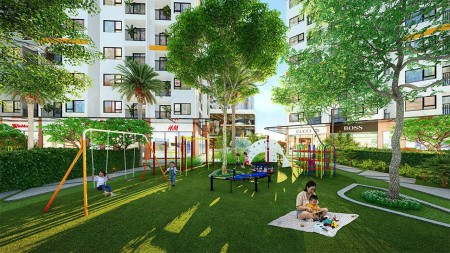 Suất nội bộ Destino Centro, 50m2, 2pn, 1,1 tỷ, mặt tiền QL1A, SHR.
