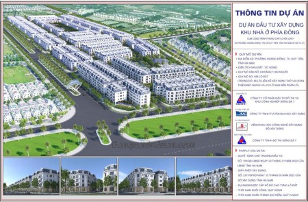 Bán suất ngoại giao giá rẻ Khu nhà ở Hoàng Đông thị xã Duy Tiên, Hà Nam