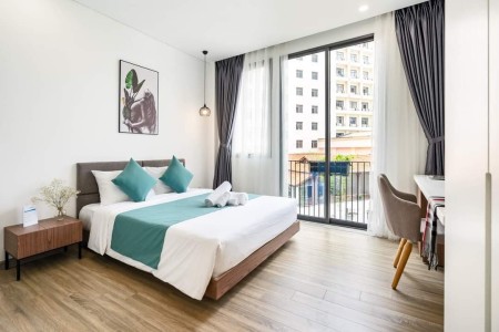Căn hộ cao cấp ban công full nội thất mới 100%, bếp lớn chữ L - Hẻm oto Lê Văn Sỹ Quận Tân Bình