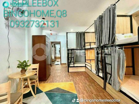 BINGO cho SLEEPBOX chỉ với 1600k, mới xây, sạch sẽ,an ninh tốt, có chổ đổ xe