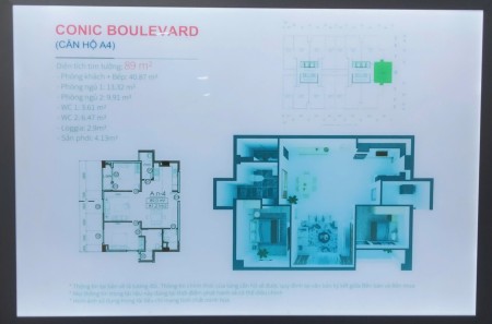 Căn Hộ 89m² Tại Conic Boulevard – Không Gian Sống Đẳng Cấp, Sở Hữu Dễ Dàng Với Lãi Suất 0%!