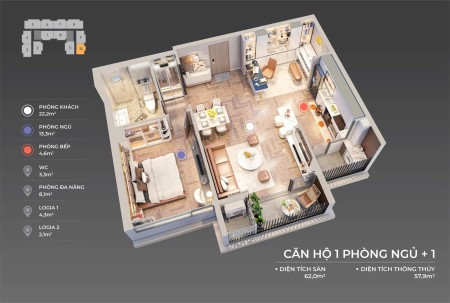 The Sang Residence - căn hộ view biển Mỹ Khê, view sông Hàn - 3tyxxx giá tốt nhất