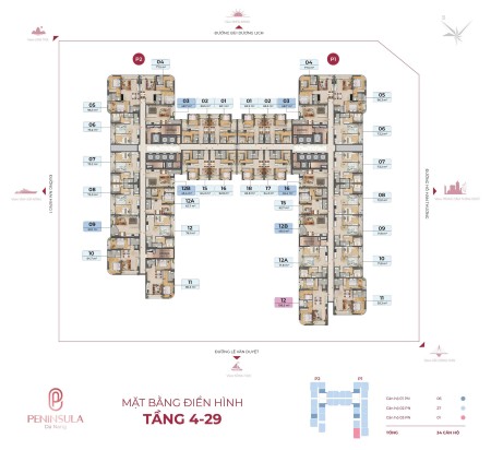 Bán siêu căn hộ Peninsula Đà Nẵng giá tốt nhất tầng cao view sông Hàn xem pháo hoa và du thuyền đẹp