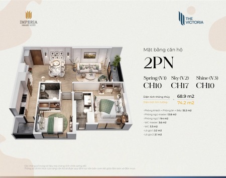 Bán căn hộ Vinhomes Smart City Tây Mỗ 70m², 2PN, 5.4 tỷ