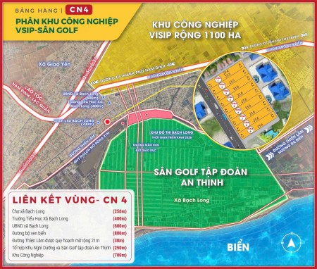 Cơ hội vàng, đất nền ven biển, lợi nhuận cao, pháp phí chuẩn tại Quất Lâm