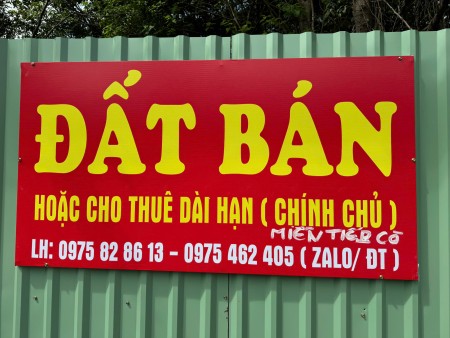 Chính chủ: Bán đất mt đường Thới Tam Thôn 18 xã Thới Tam Thôn. Diện tích: 5538.7m2.
