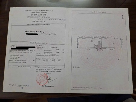 Nhà Hiếm: Phường Nghĩa Tân, Quận Cầu Giấy - Giá bán: 3 tỷ 150 triệu đồng- Sổ đỏ chính chủ