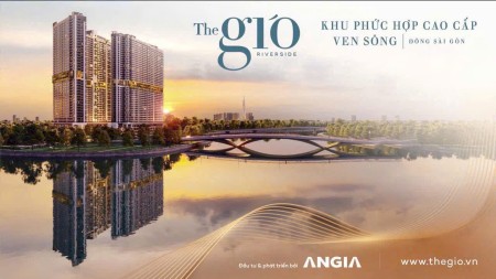Căn hộ 3 mặt giáp sông The Gió Riverside - Liền kề Metro chỉ 1TY6/Căn