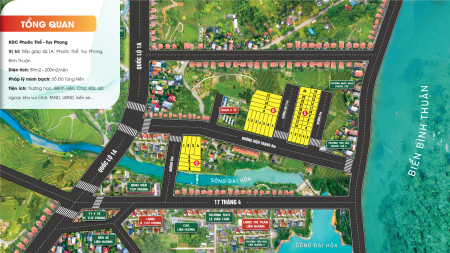 Đất Bình Thuận, M.tiền Kdoanh(5,5x19m), đường nhựa 8m, lên 1A chỉ 300m,cao tốc 10phút. Full tiện ích
